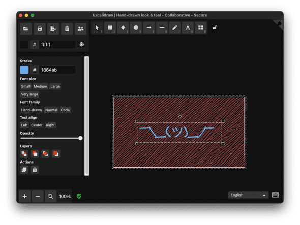The Excalidraw Desktop application running in an Electron wrapper. The Excalidraw Desktop application running in an Electron wrapper.